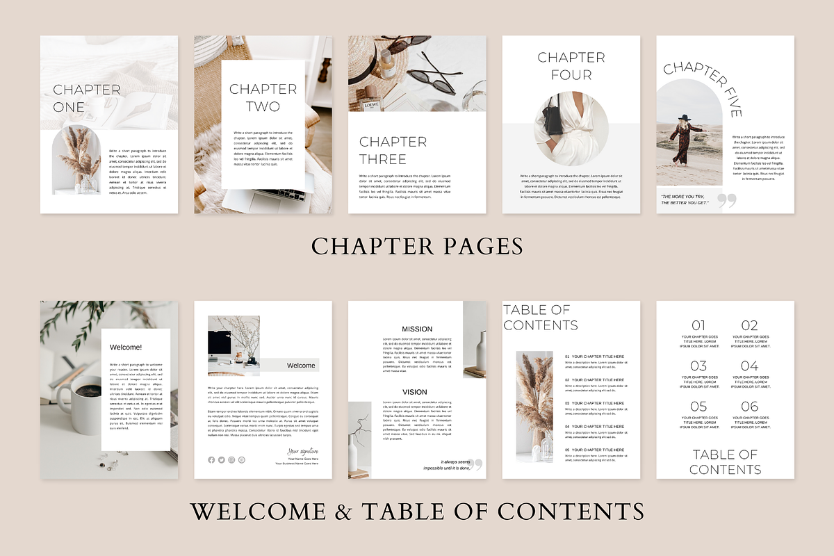 Ebook Workbook Handbook Template, a Magazine Template by ShopRShop (Photo 6 of 12)