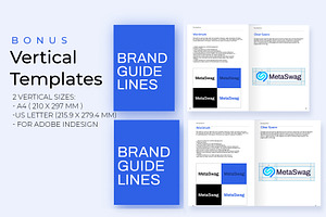 Blue Brand Guidelines Template