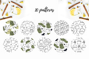 Tea Time | illustrations and pattern, a Decorative Illustration by Wander Designs (Thumbnail 3 of 6)