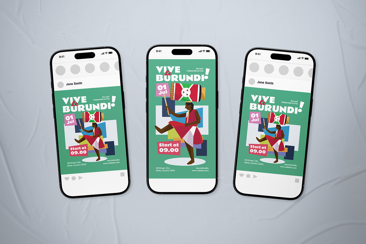 Burundi Independence Day Flyer Set, a Flyer Template by The Good Store (Photo 2 of 2)