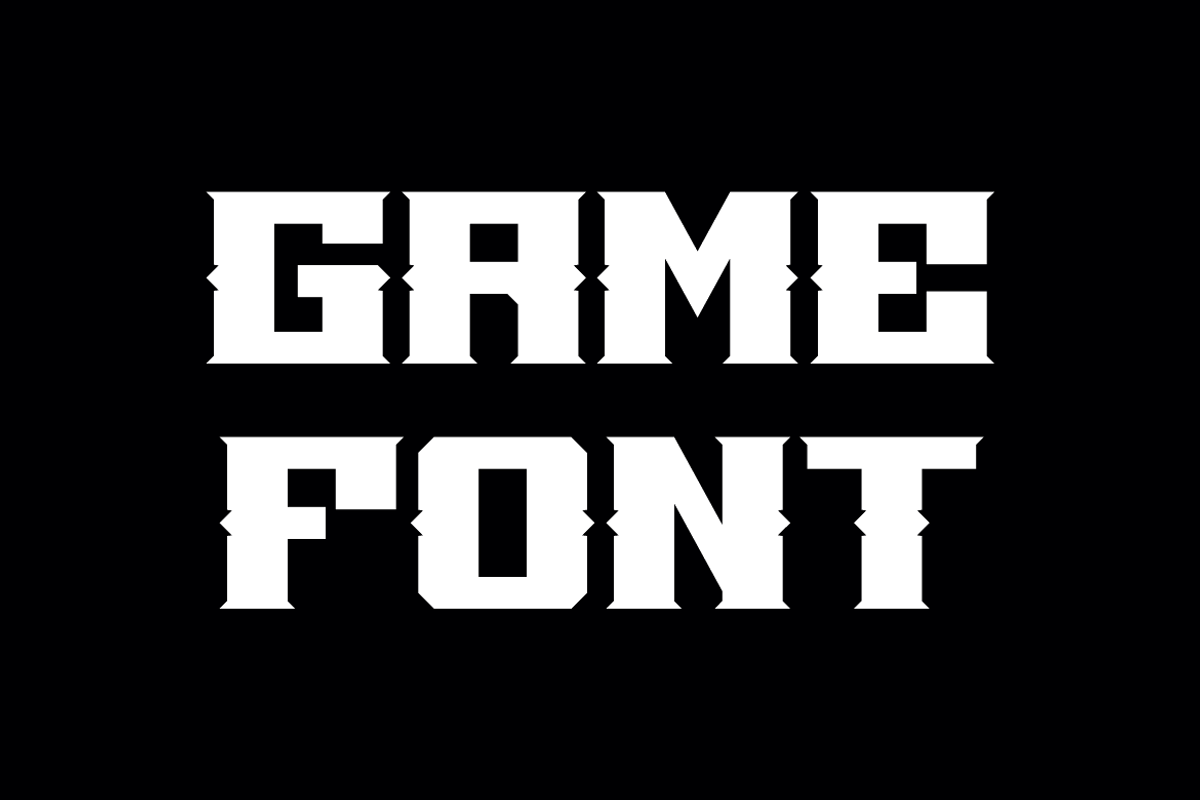 Change Gaming, a Serif Font by alon kelakon (Photo 2 of 6)