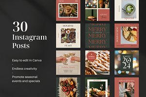 Canva Instagram Kit Holiday