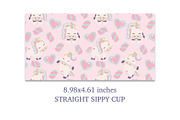 12 Oz Sippy Cup Sublimation Bundle, a Print Template by DysenkaArt (Thumbnail 5 of 8)