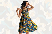 Abstract Geometric Wallpaper, a Pattern Graphic by StudioGlouna (Thumbnail 4 of 5)