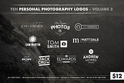 Photography Logos Vol 3, a Branding & Logo Template by Jack Gosbell (Thumbnail 1 of 4)