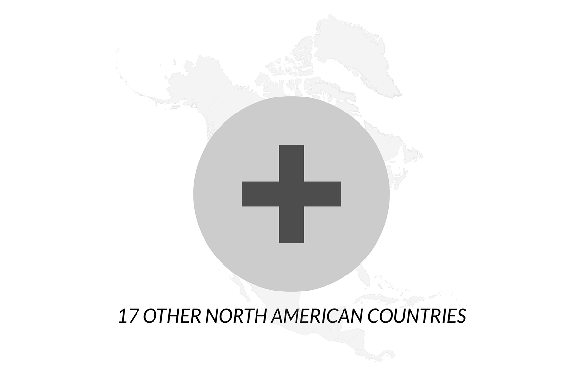 North American Countries Vector Map, an Object Graphic by Nazim's Shop (Photo 7 of 9)