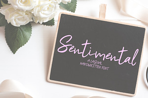 Sentimental Script Font