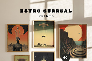 SURREAL PRINTS BUNDLE 7 In 1