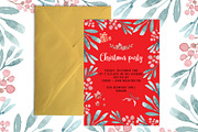 10 Christmas invitation templates, an Invitation Template by Andit themes (Thumbnail 7 of 13)