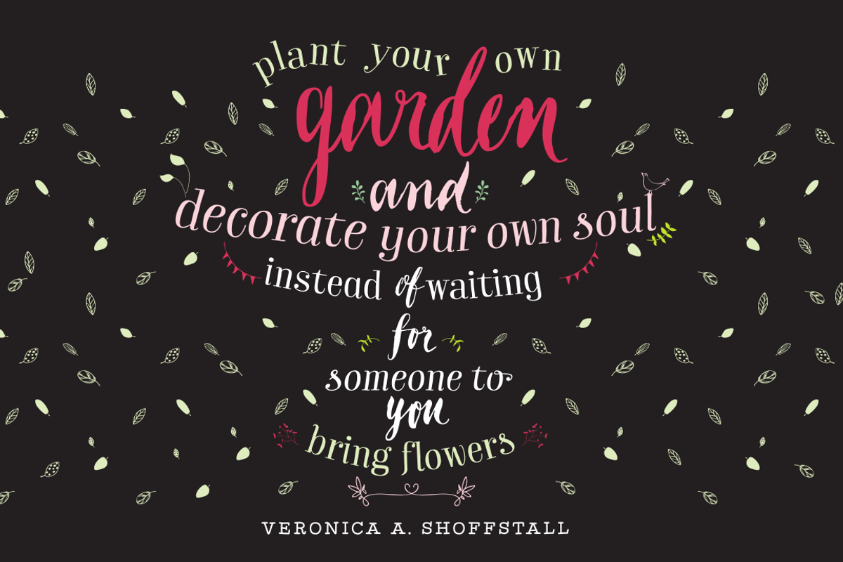 Garden, a Handwritten Font by Los Andes Type (Photo 4 of 4)