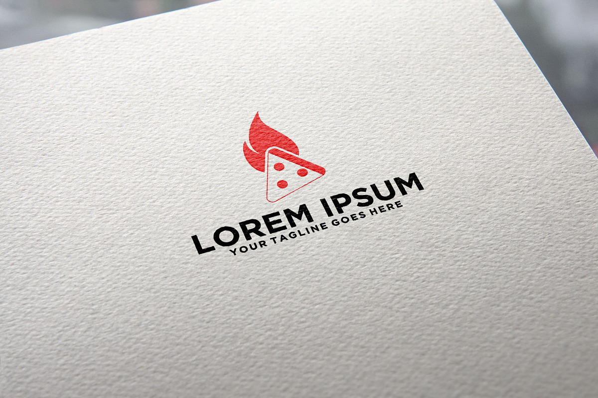 Grill pizza House logo design, a Branding & Logo Template by REDVY CREATIVE