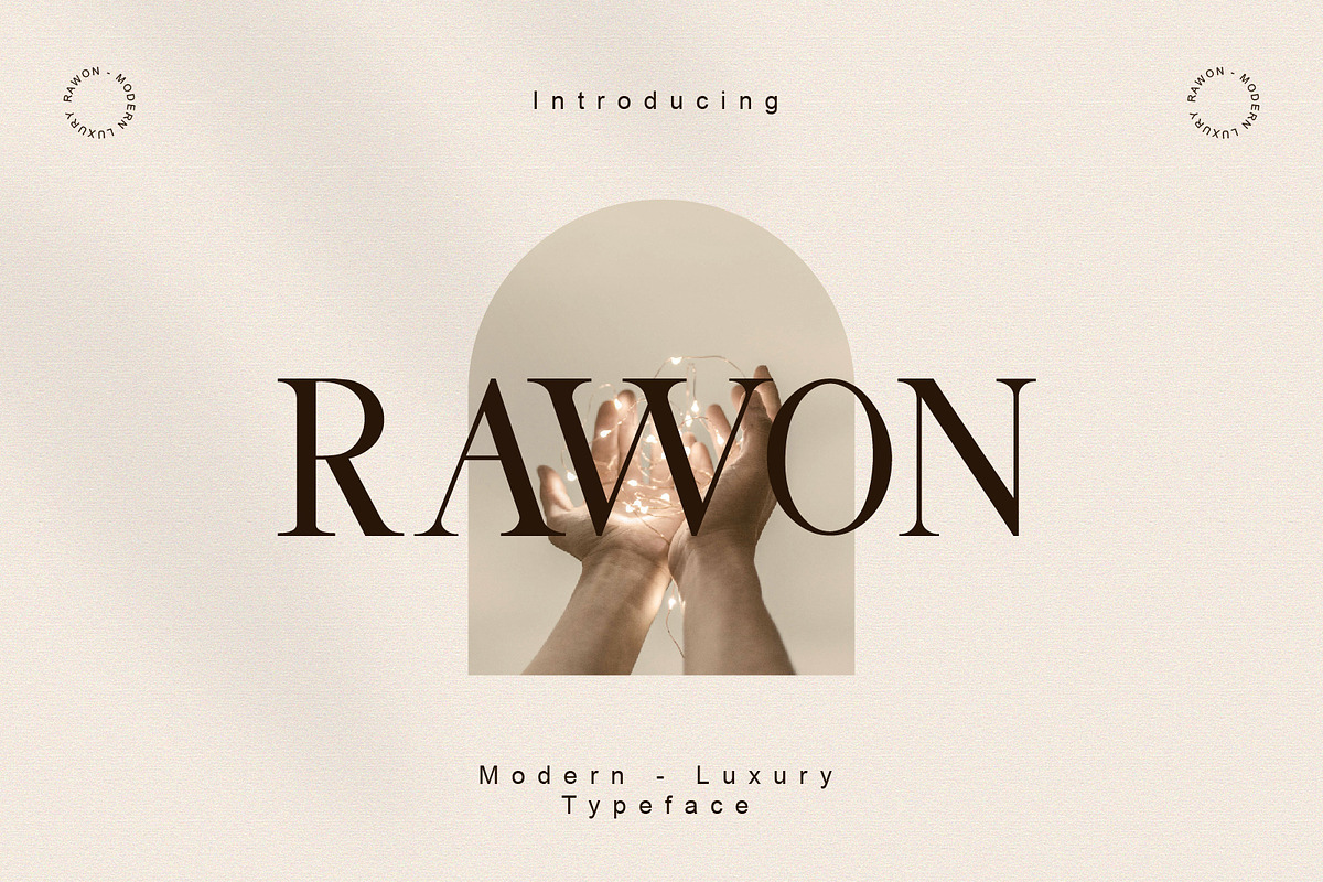 Rawon | Luxurious Serif Font, a Serif Font by MustofaCreative (Photo 1 of 7)