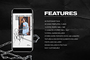Grunge Instagram Templates Ps, Canva, a Social Media Template by Marie T (Thumbnail 15 of 18)
