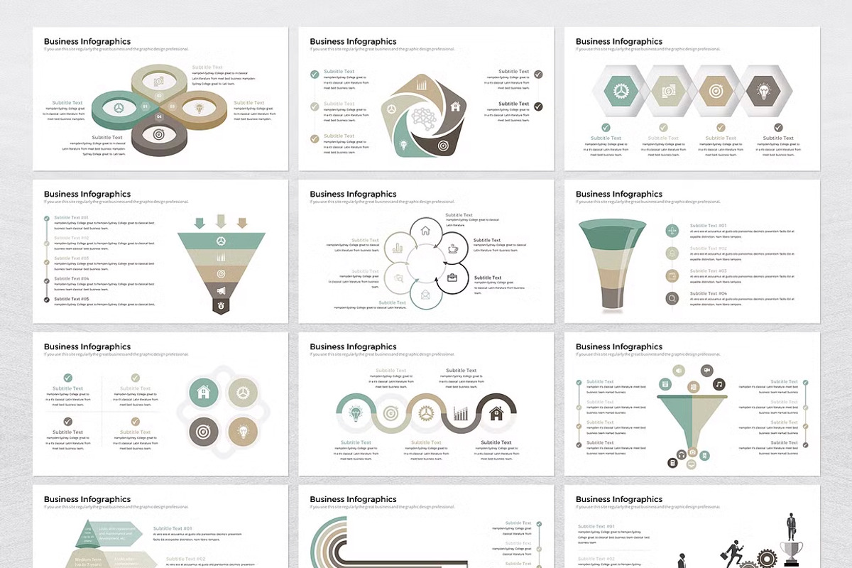 Annual Report PowerPoint Template, a Presentation Template by White Graphic (Photo 9 of 9)