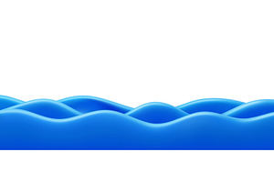 3d ocean and sea water waves, an Animal Illustration by Buch&Bee