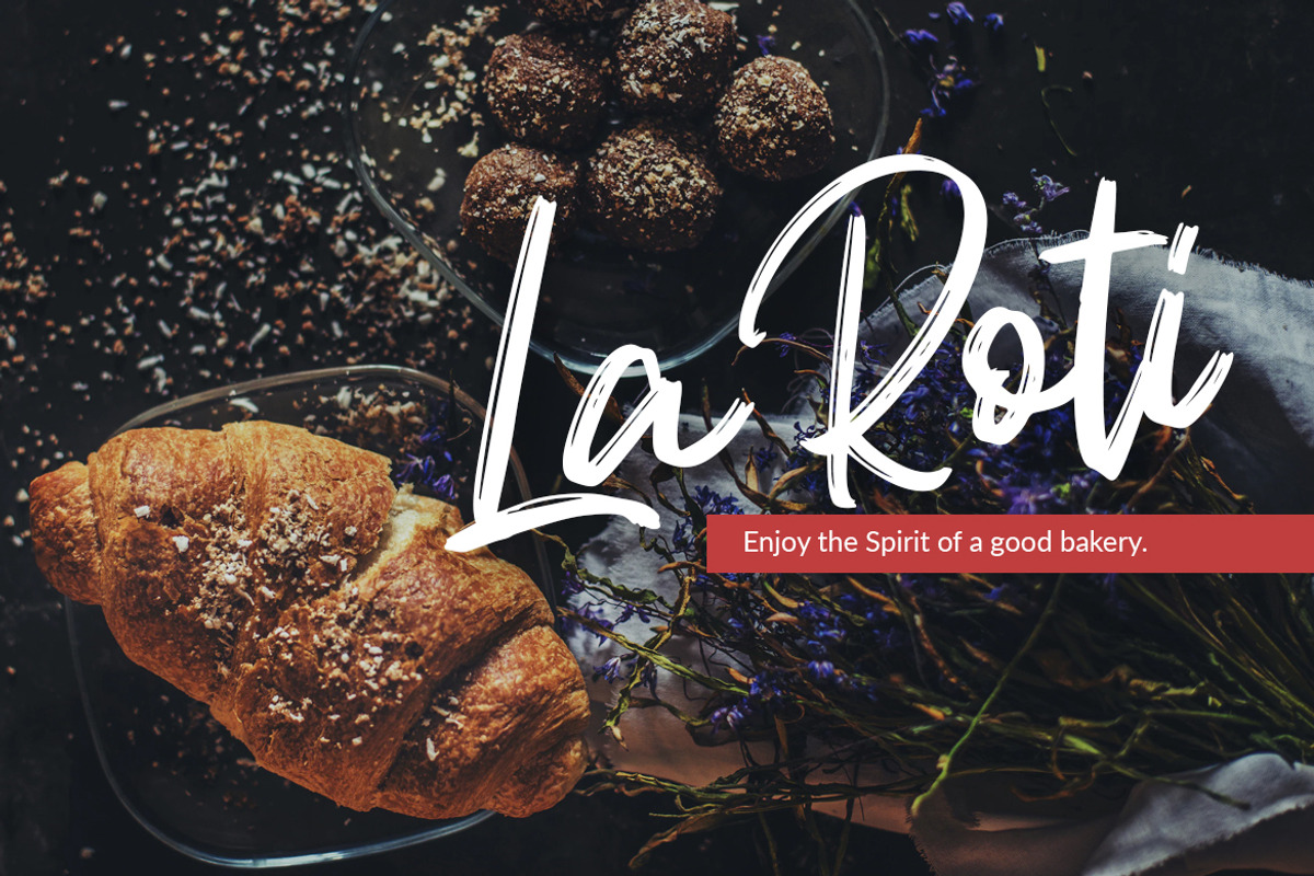Lorettya - Brush Font preview 7