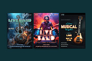 Music Event Flyer Templates Bundle, a Marketing Template by Allies Interactive (Thumbnail 5 of 5)