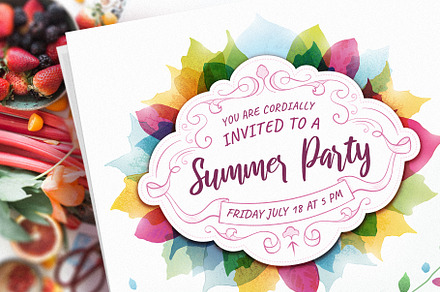 Summer Party Invitation