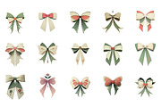 Valentine Bow Clipart, an Illustration by DreamArtGraphic (Thumbnail 2 of 4)