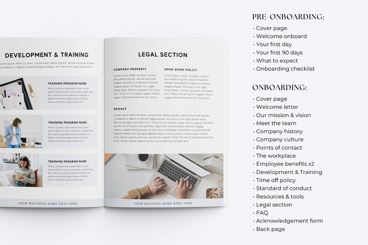Employee Onboarding Template, a Magazine Template by ShopRShop (Photo 3 of 9)