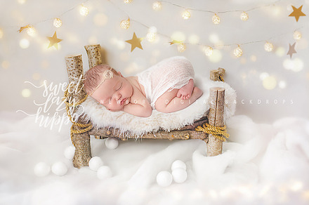 Christmas Newborn Digital Backdrop