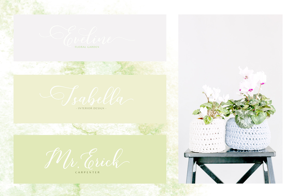 Camelia Script preview 2
