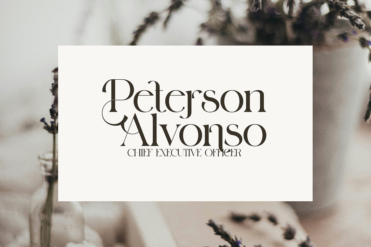 Birahi Stylish Serif Font, a Serif Font by Perfectype (Photo 3 of 8)