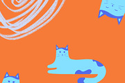 Cat Graphics Pack, an Animal Illustration by agarimoestudio (Thumbnail 14 of 16)