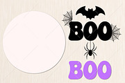 Halloween Boo Laser Cut SVG, an Object Graphic by Canvas Craft (Thumbnail 3 of 3)