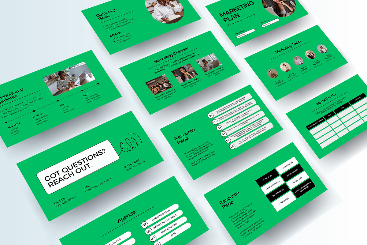 Marketing Plan I PowerPoint I Canva, a Presentation Template by FlyeredTemplate (Photo 2 of 4)