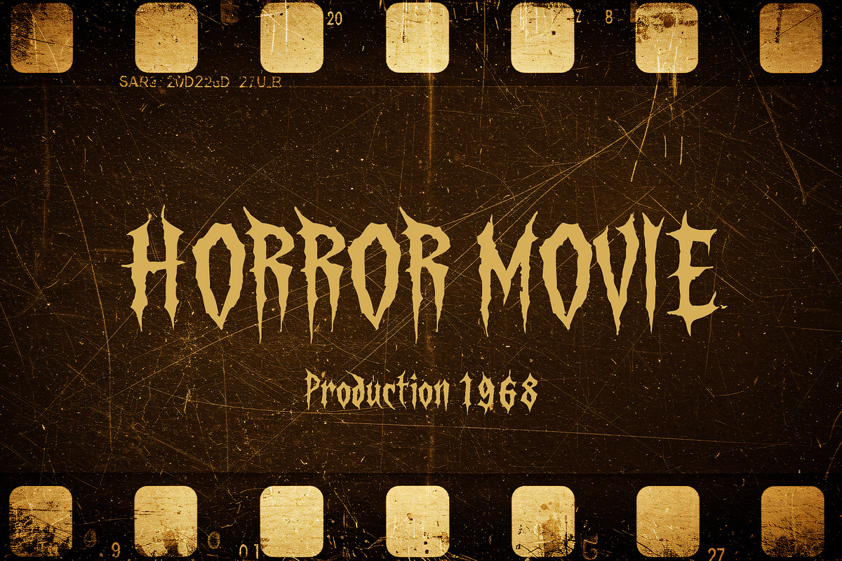 Thornvoid Razor Sharp Gothic Horror, a Handwritten Font by OWPictures (Photo 10 of 11)