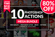 10 In 1 Photoshop Action Bundle