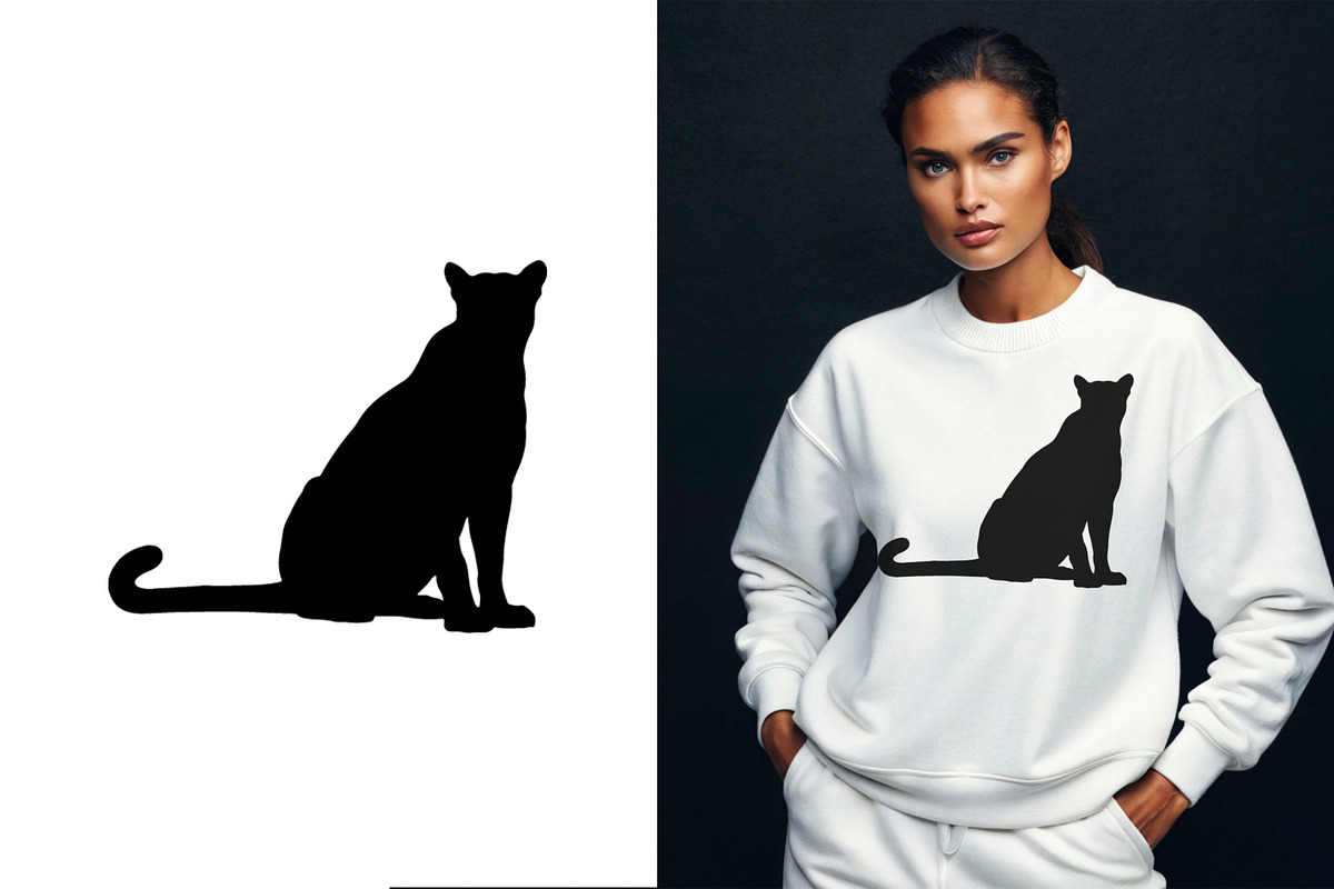 Cougar Silhouette Collection - 20 Un, an Animal Illustration by Unique Design Team (Photo 2 of 5)