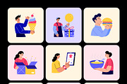 Delivery Illustration Art Set, a Transportation Illustration by Brickclay (Thumbnail 9 of 9)