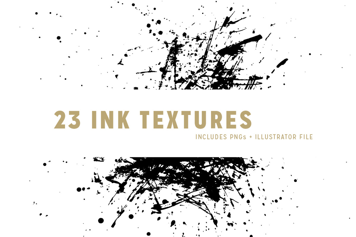 Vector Ink/Paint Splatters