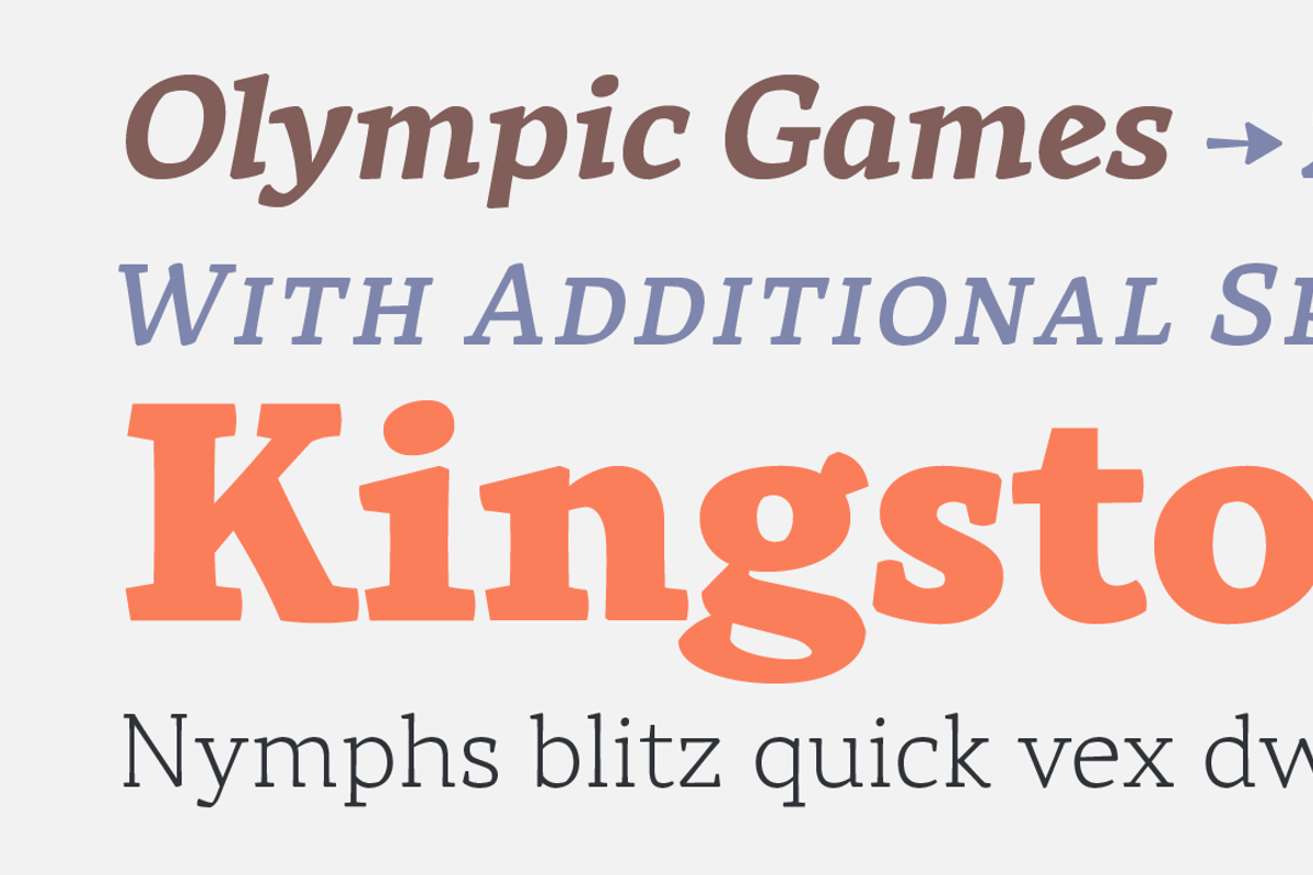 Rival Font Family preview 5
