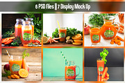 Glass Juice Mock Up, a Product Mockup by Pixel Place (Thumbnail 2 of 6)