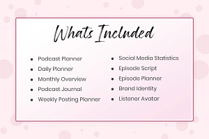 Printable Podcast Content Planner