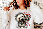 Valentines Day Woodland Animal PNG, an Illustration by SinaCreation (Thumbnail 7 of 11)