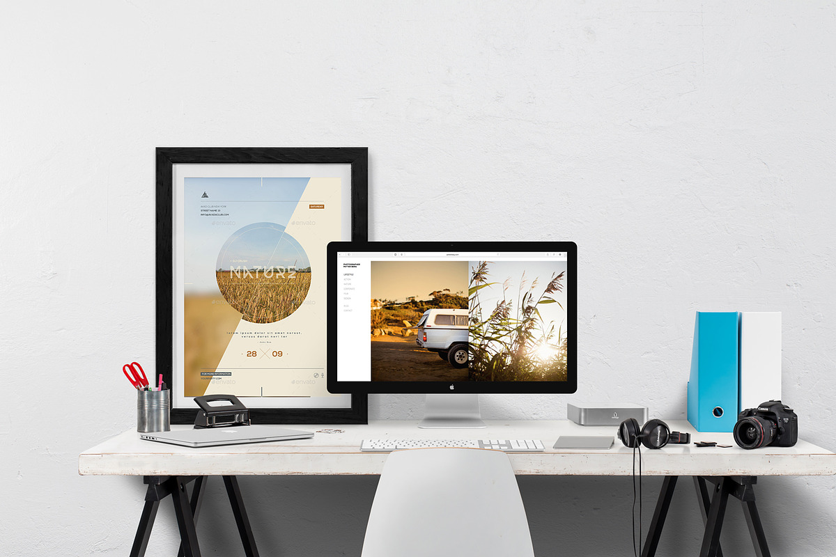 Desktop Mockup Creator, a Books & Magazine Mockup by Mockura (Photo 4 of 5)