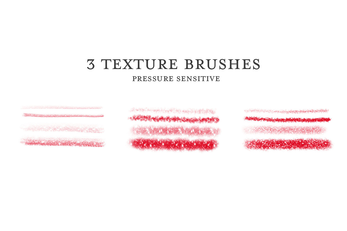 Bright Glitter Brush Pack -Procreate preview 6