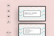 Pastel Color Bussiness Card Template, a Business Card Template by MH Design Template (Thumbnail 2 of 6)