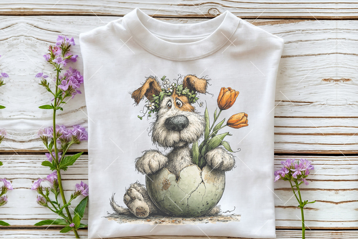 Whimsical Easter Clipart Bundle, an Illustration by OK Design (Photo 6 of 6)