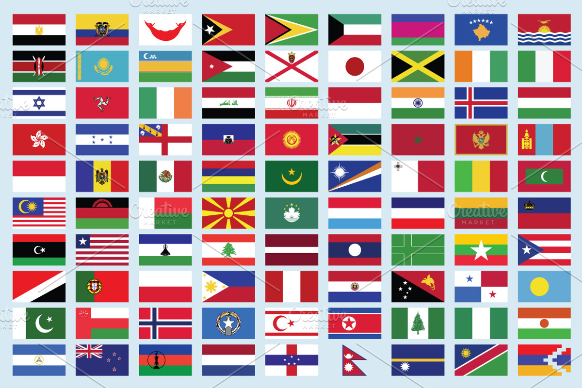 270 World Flags, an Icon by ArtFusion