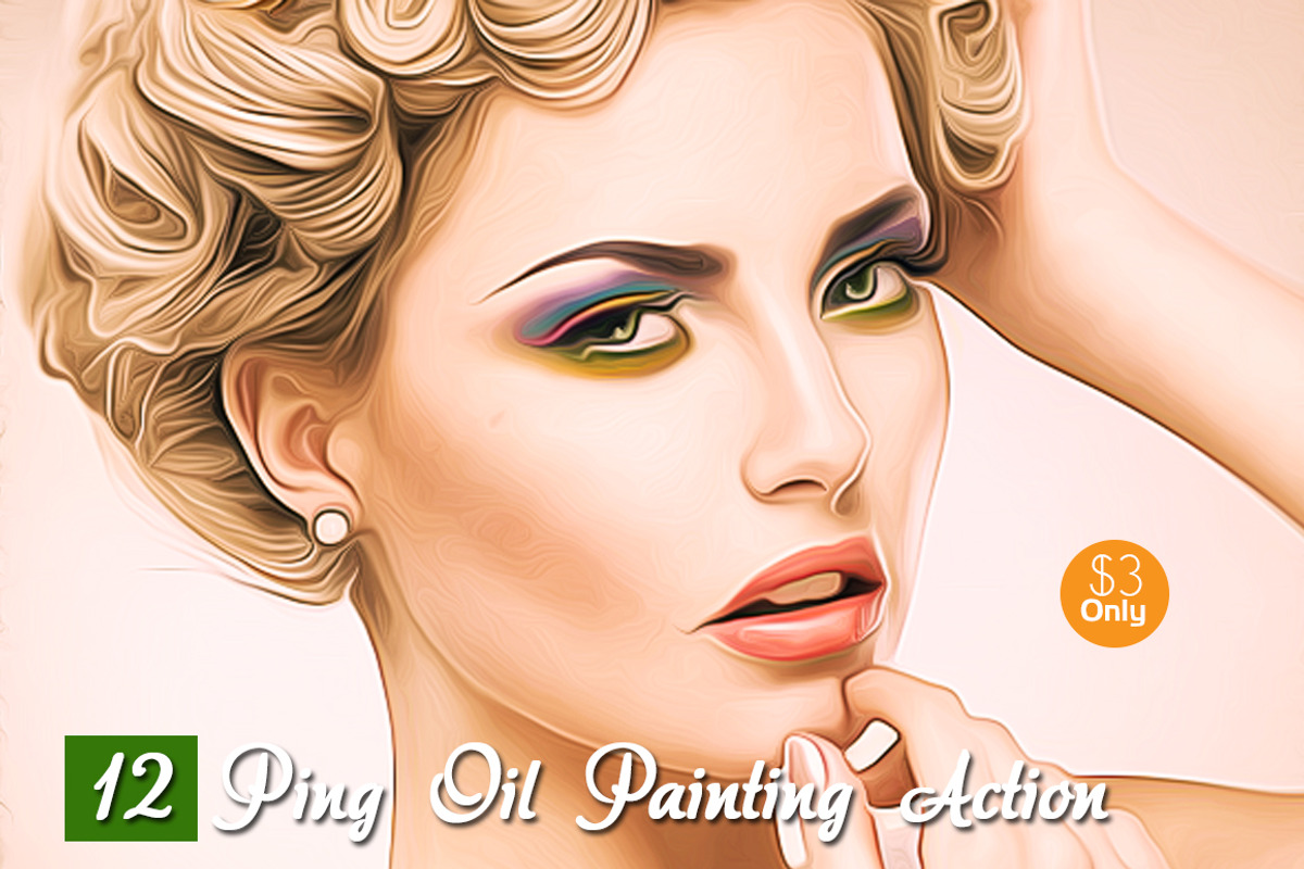 12 Ping Oil Painting Action