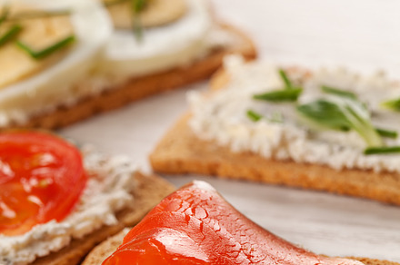 Tasty Canapes Breakfast Meal Featuring Appetizer Breakfast And Canape preview 4