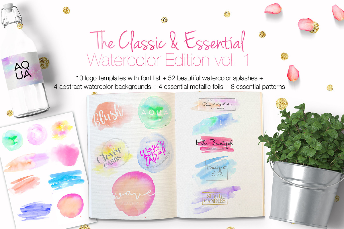 The Classic & Essential Watercolor, an Object Graphic by Isabelle Salem (Photo 1 of 5)