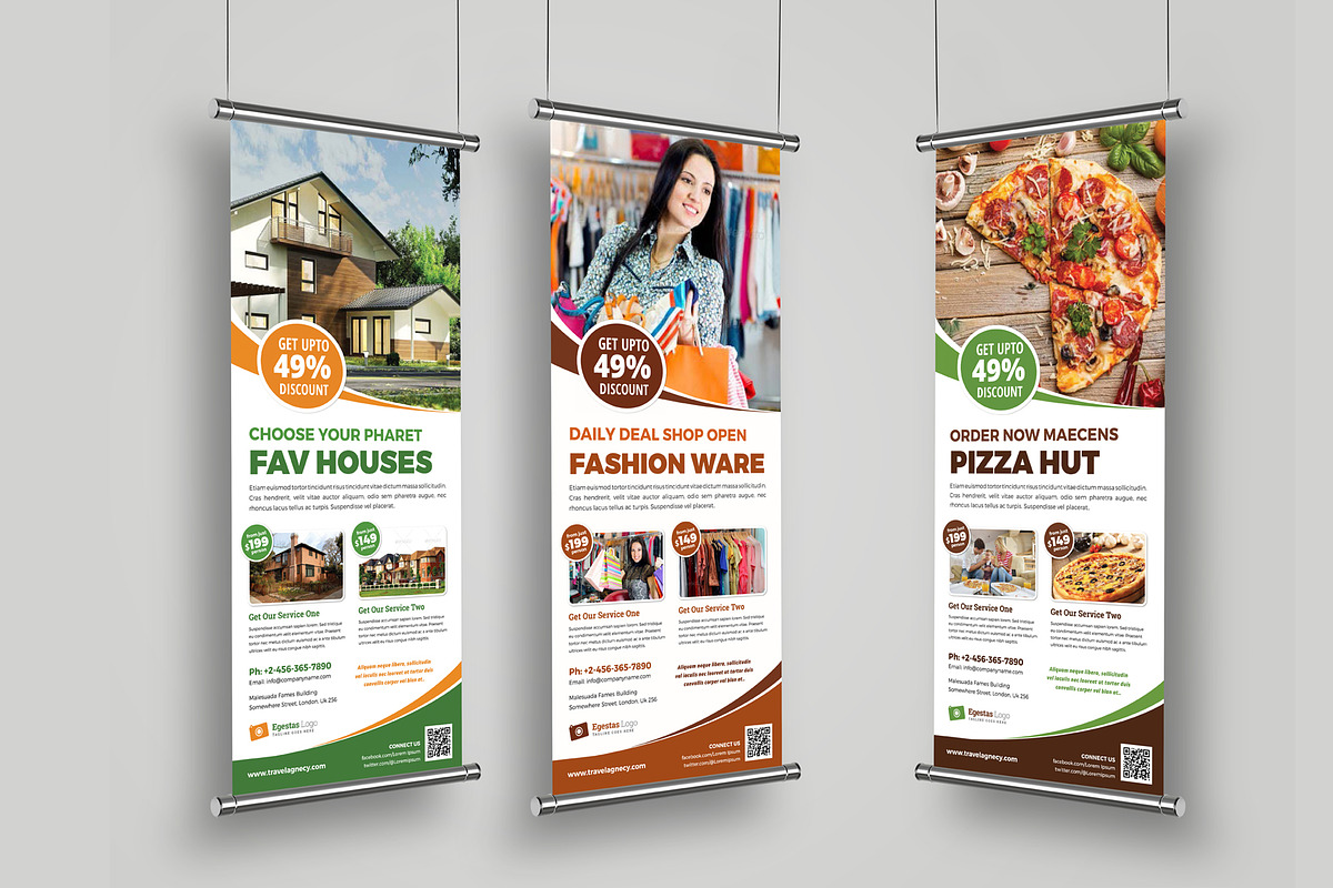 Multipurpose Roll Up Banner Signage, a Flyer Template by JanySultana (Photo 2 of 5)