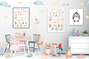 Watercolor Kids Toys & Clothes, an Object Illustration by MayaNavits (Thumbnail 15 of 17)