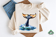 Watercolor Sea Animals Clipart, an Illustration by Craft Nest (Thumbnail 8 of 12)